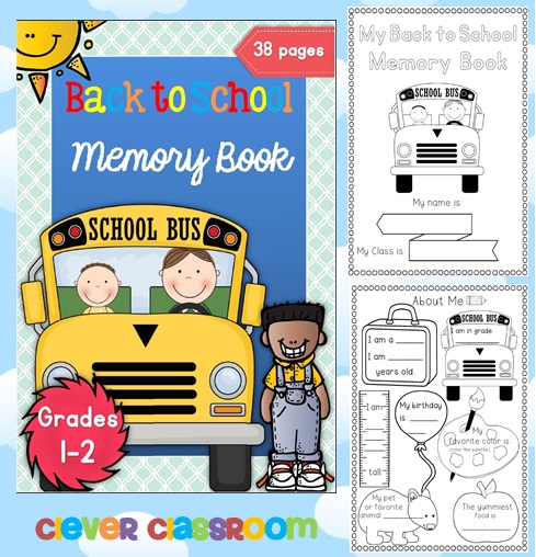 Back to School Memory Book 