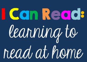 I can Read learning to read at home