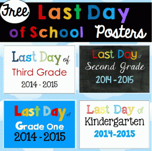 Last Day of School Photo Posters free from Clever Classroom