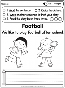 Comprehension for Kindergarten: Differentiated Writing Prompts
