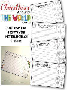 Christmas Around the World Activities for 12 countries and 2 free downloads