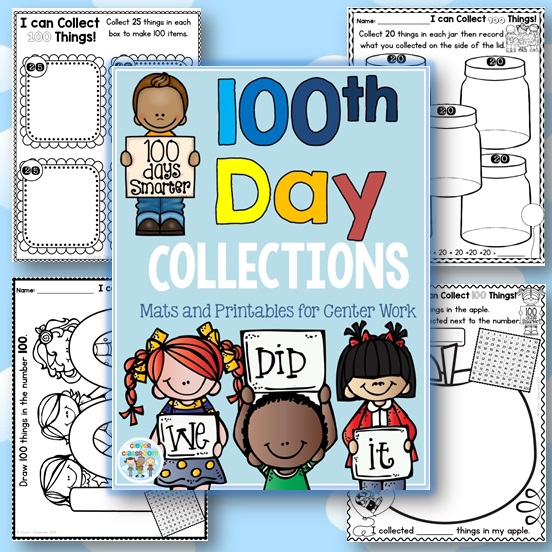 100th Day of School Printables 