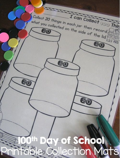 100th Day of School Printables 