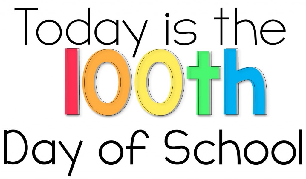 100th day of school photo posters freebie