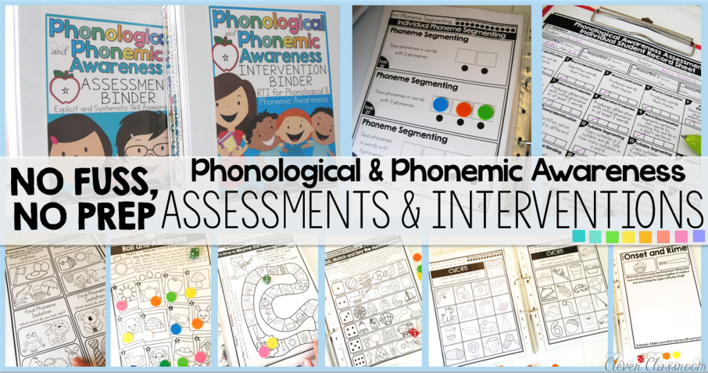 Phonemic Awareness Assessments and Interventions