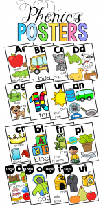 Phonics posters and cards for 10 spelling pattern in 4 different designs, color and black and white too. Click to see more.