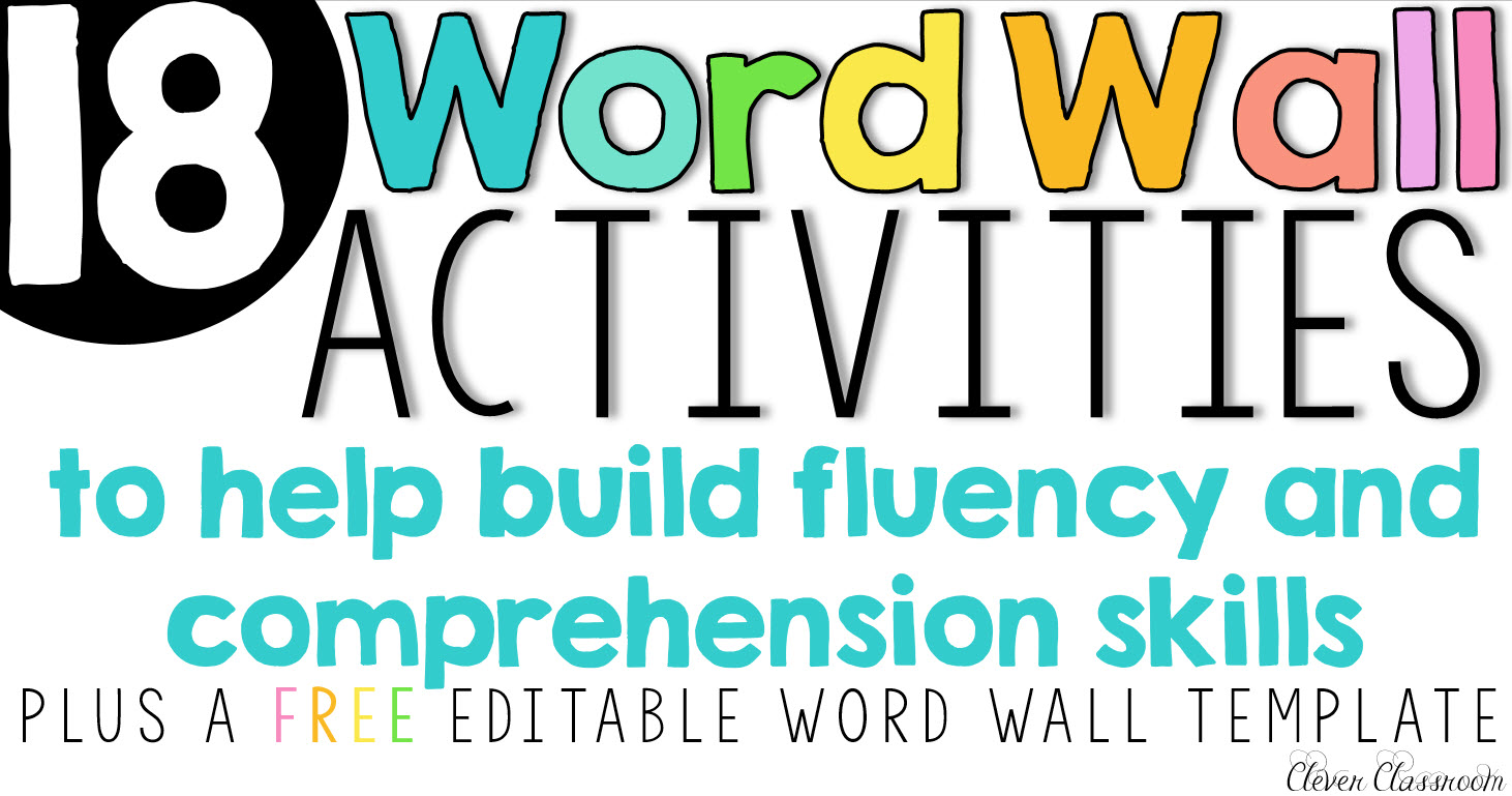 Word Wall Hangman Freebie!  Word wall, Word wall activities, Words